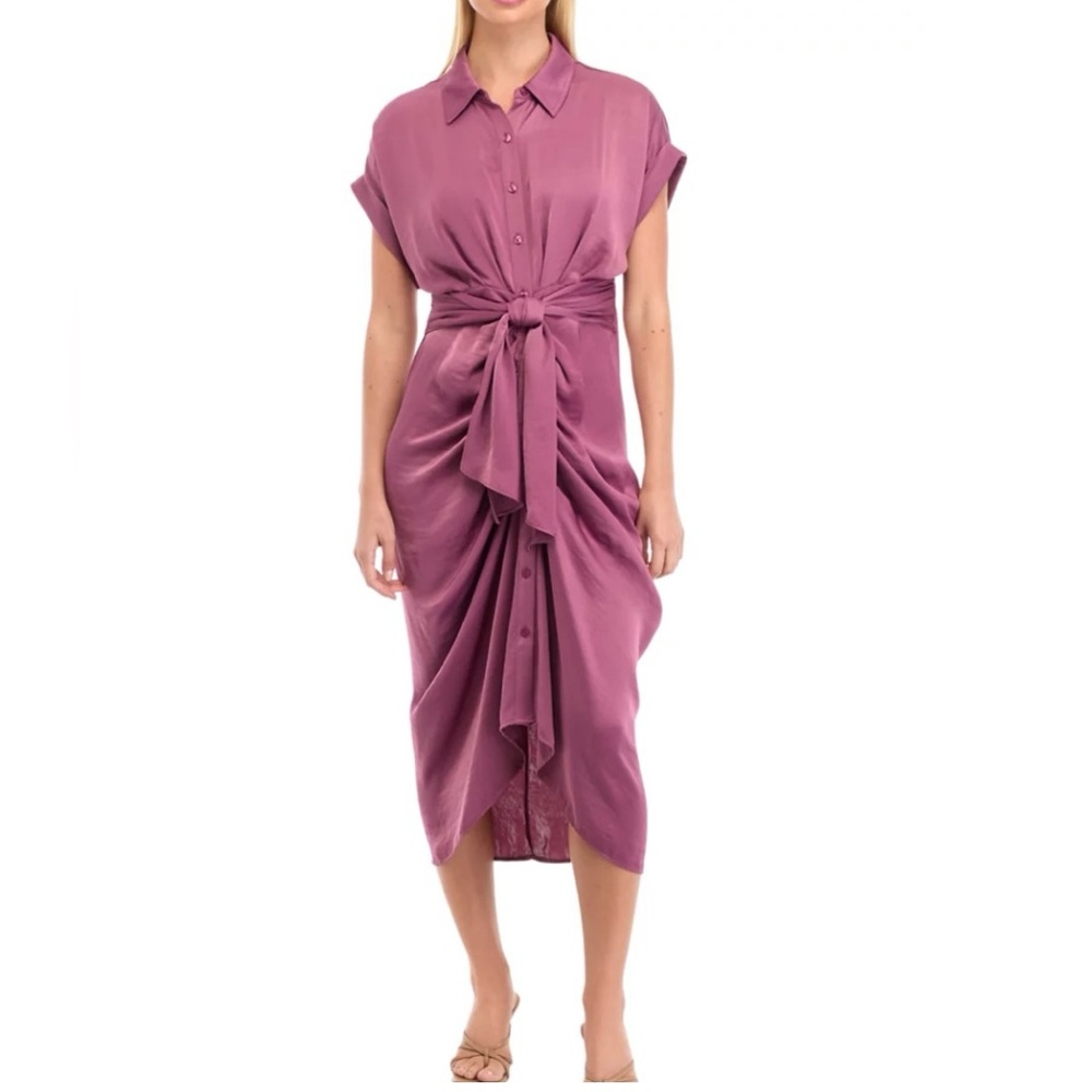 Steve Madden Plum Shirt Dress
